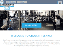 Tablet Screenshot of crossfitslake.com